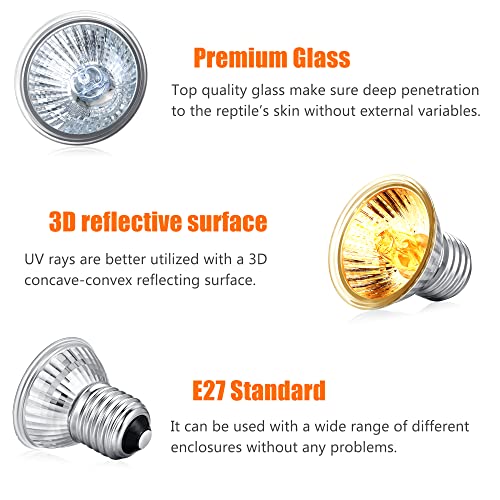 Fischuel Light Bulb in 2 Count (Pack of 1), 50w Bulb