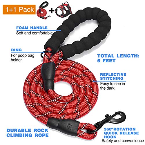 tobeDRI Animal Harness in Medium, Red