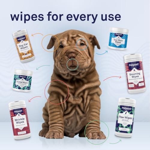 Petpost Pet Supplies in Pack of 1, Cat Ear Wipes