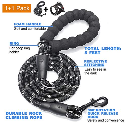 tobeDRI Animal Harness in Small, Black