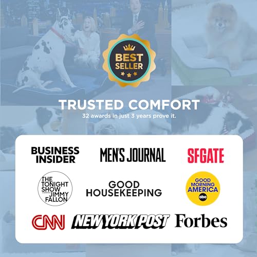 Bedsure Pet Bed Mat in 28"l X 23"w X 6.5"th, Cooling Grey
