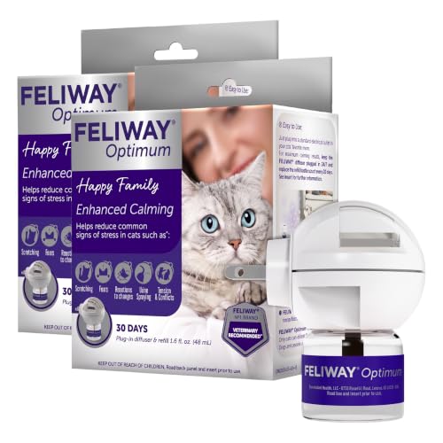 FELIWAY Aroma Diffuser in 2 Pack, Translucent
