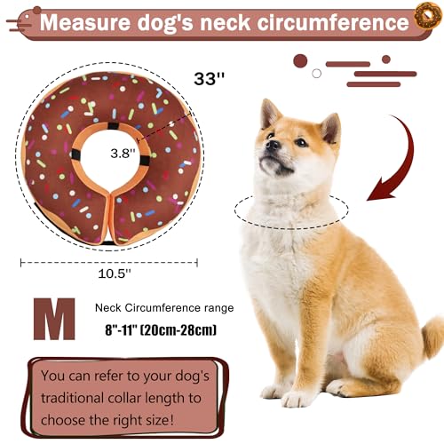Cneo Animal Recovery Collar Cone in M（neck 8"-11"）, Brown
