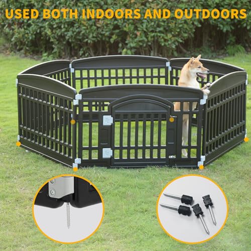 Gupamiga Pet Playpen in Black
