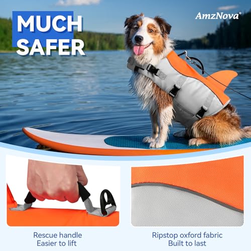 AMZNOVA Pet Apparel in XS: 13-18in (Chest Girth), Bright Orange