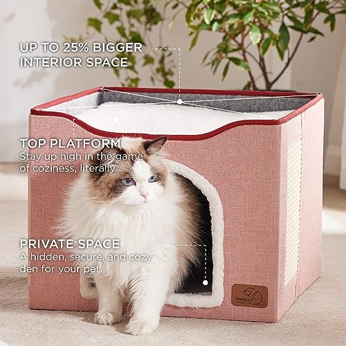 Bedsure Pet Activity Structure in Single, Pink