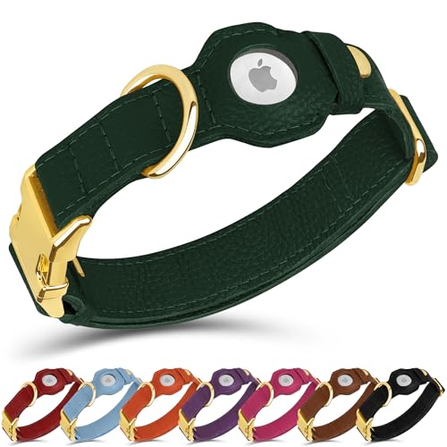 BUDKAS Animal Collar in XS, 9"-12" Neck Fit, Green