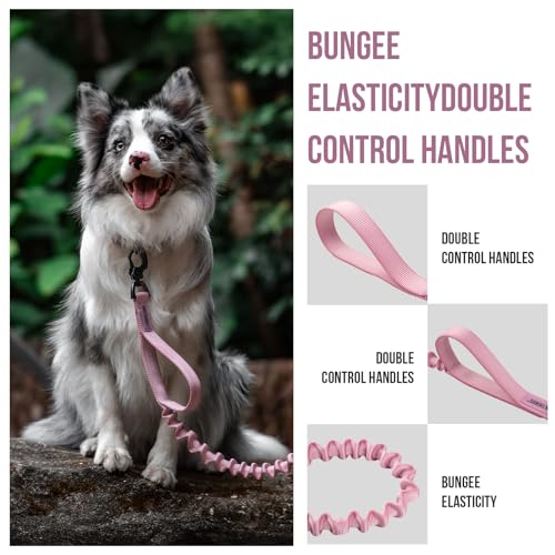 ONETIGRIS Leash in 85cm-118cm/33.5in-46.5in, Pink