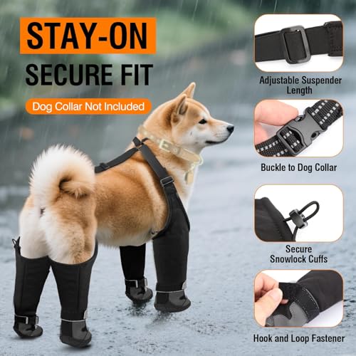 Giiyoe Paw Hoof Protector in 1, Black