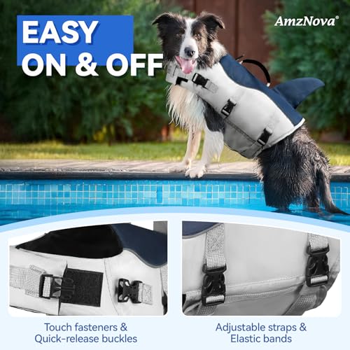 AMZNOVA Pet Apparel in XS: 13-18in (Chest Girth), Majolica Blue