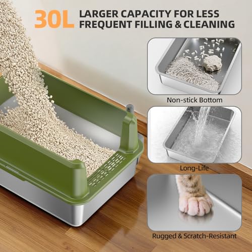 WoofiGo Litter Box in X-Large, 2 - Green (Pack of 1)