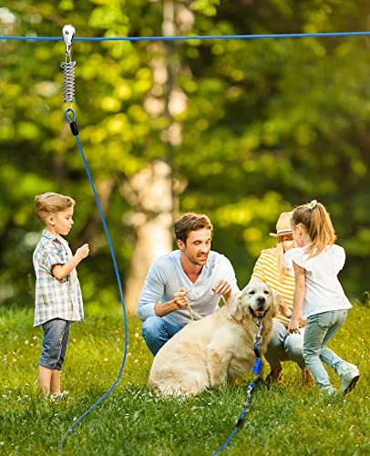 Duckygoo Leash in 100 FT,125LBS, Blue