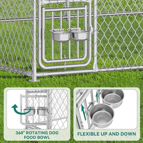 DWVO Animal Cage in 14.7 x 14.7 FT, Silver
