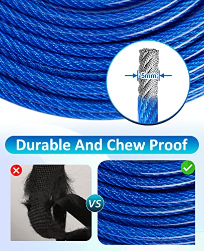 Duckygoo Leash in 100 FT,125LBS, Blue