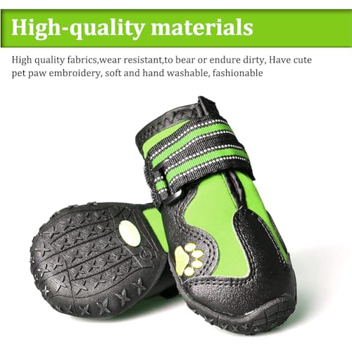 CovertSafe& Paw Hoof Protector in Size 1: （2.3''x1.6'')(L*W) for 10-23 lbs, Green