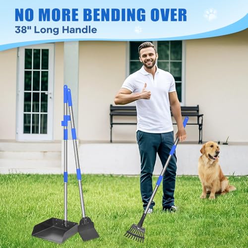 GUOOUG Pet Supplies in pooper scooper for large dogs, 1. Blue