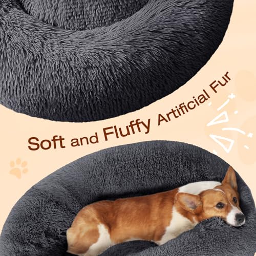 JOLLYVOGUE Pet Bed Mat in 20", Dark Grey