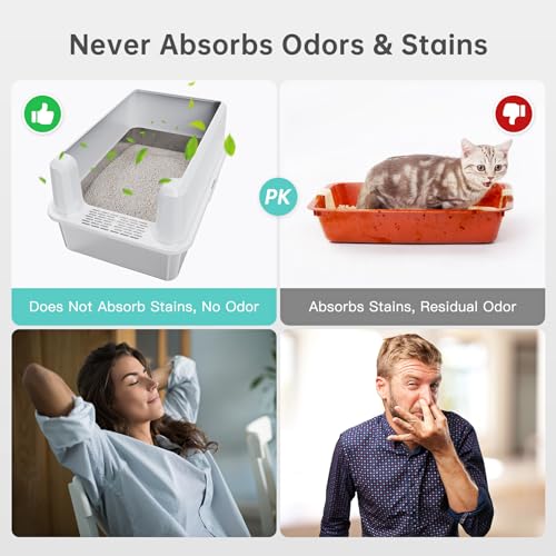 WoofiGo Litter Box in X-Large, 4 - White (Pack of 1)