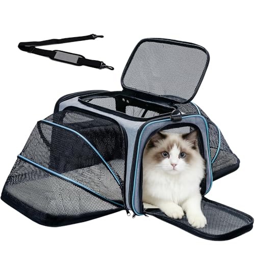 Srinlon ㅤ Animal Carrier in 18.0"L x 11.0"W x 11.0"H, Blue