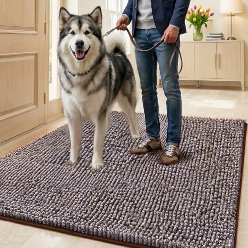 EHEYCIGA Pet Bed Mat in 60x24inch, Brown
