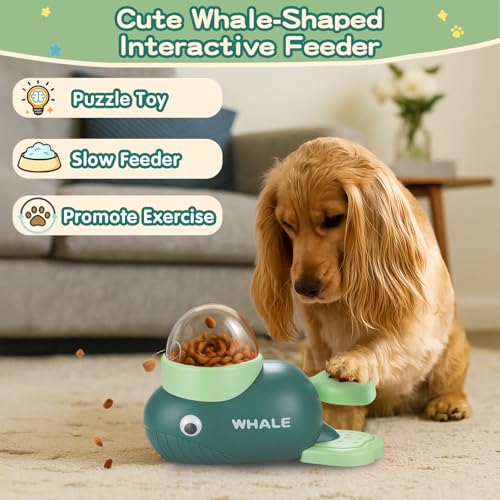 Star&Mi Pet Feeder in Whale-Green