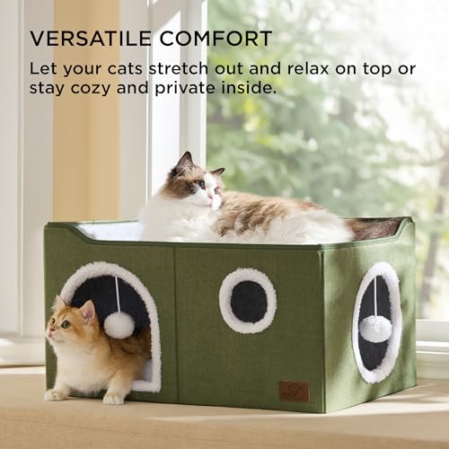 Bedsure Pet Activity Structure in Widen, Loden Green