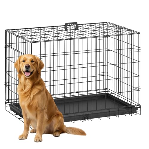 FDW Animal Cage in 36.0"L x 22.0"W x 24.0"H, Dark Black