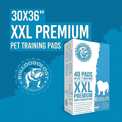 Bulldogology Pet Solutions Disposable Incontinence Surface Protector in 40-Count (30x36), White