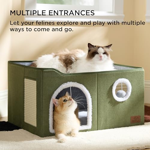 Bedsure Pet Activity Structure in Widen, Loden Green