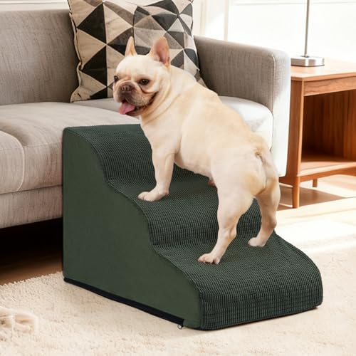 aodisman Animal Stair in Standard 3-Step 15.7"H, Green