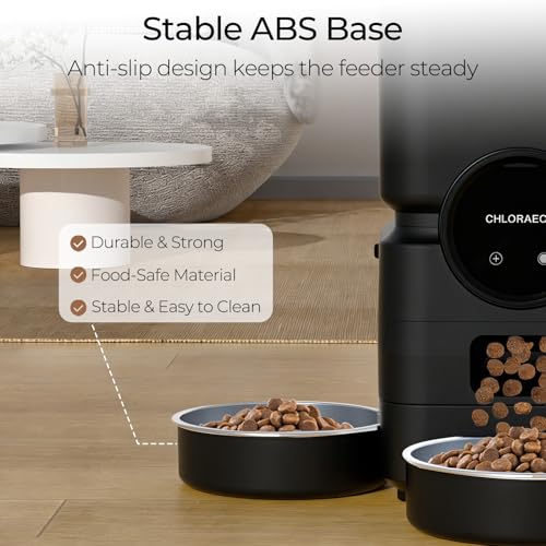 Chloraeon Pet Feeder in Black