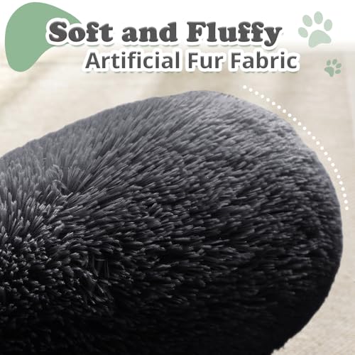 JOLLYVOGUE Pet Bed Mat in 23", Pure Black