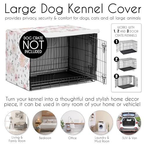 Sweet Jojo Designs Animal Cage in 42in. x 28.5in. x 30in., Pink and Grey Watercolor