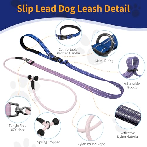 kazazoo Leash in Adjustable (5.5ft to 8.5ft), Gradient Purple