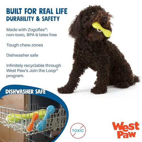 WEST PAW Pet Toy in Small, Granny Smith