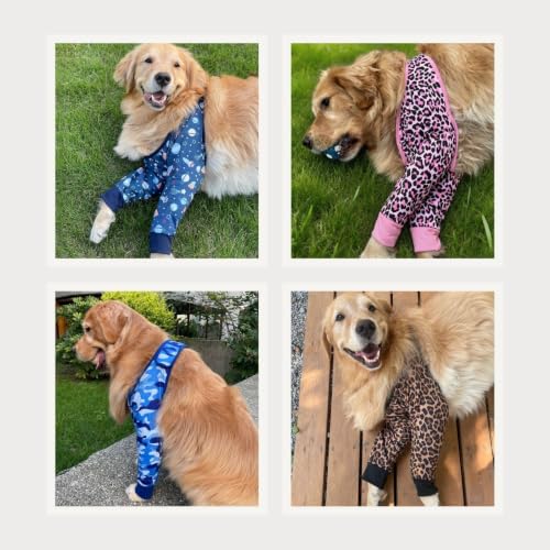 Harikaji Pet Supplies in L-Length 9'' Girth<8.2'', Blue Camo (Pad Upgrade)