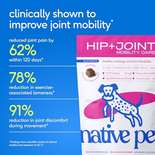Native Pet Animal Nutritional Supplement in 60 Servings, Mobility Care
