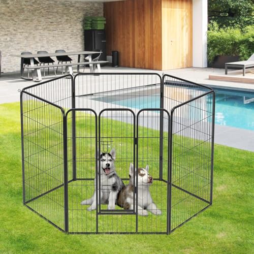 FDW Pet Playpen in Black