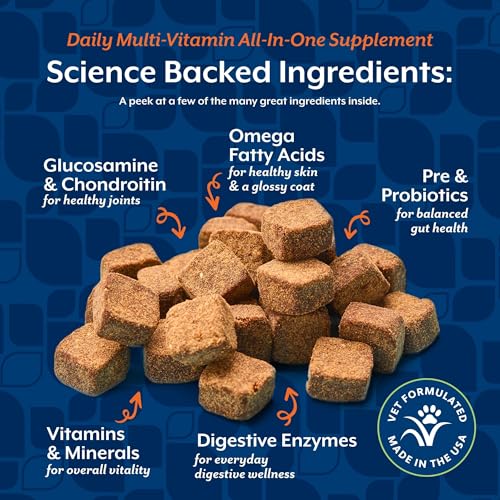 NaturVet Animal Vitamin in 60 Soft Chews, All-In-One
