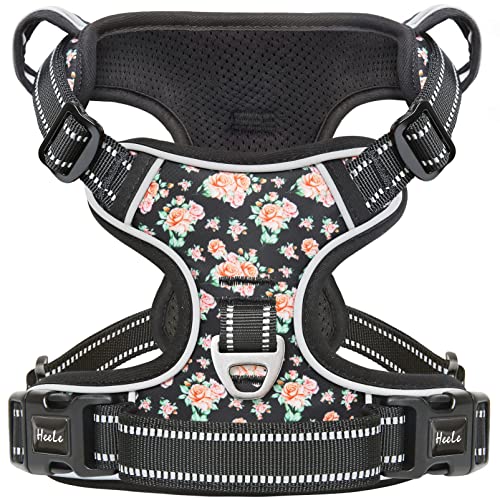 HEELE Animal Harness in XS, Flower-Black