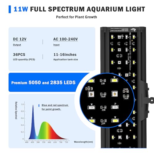AQQA Electric Light in 11W, Black