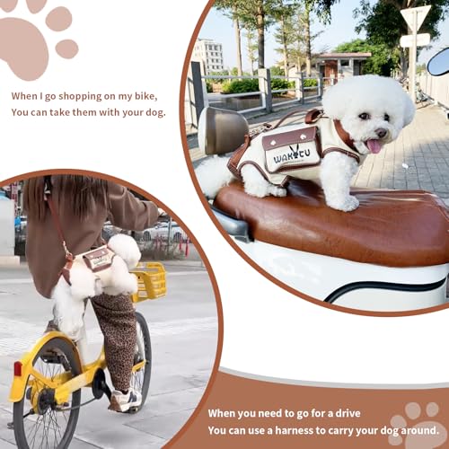 wakytu Animal Harness in X-Small(2-5 LBS), 1.0 White