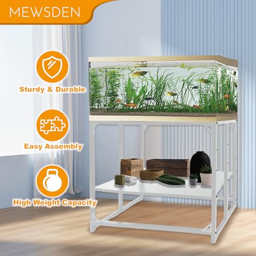 MEWSDEN Item Stand in (10 Gallon)24.8"x9.25", White