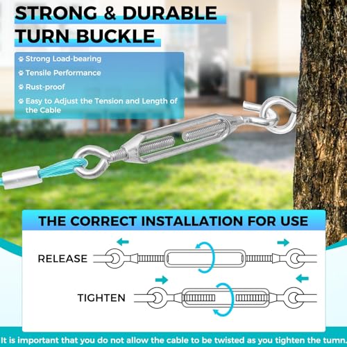 Duckygoo Leash in 100FT+10FT,250LBS, Teal
