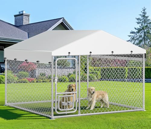 DWVO Animal Cage in 8'L x4' W x 6'H, Black