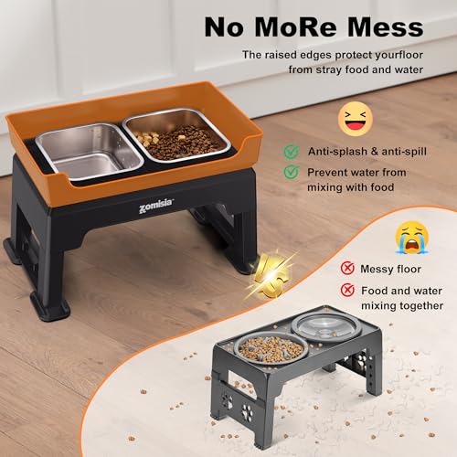 ZOMISIA Pet Feeder in 1.6L, Black