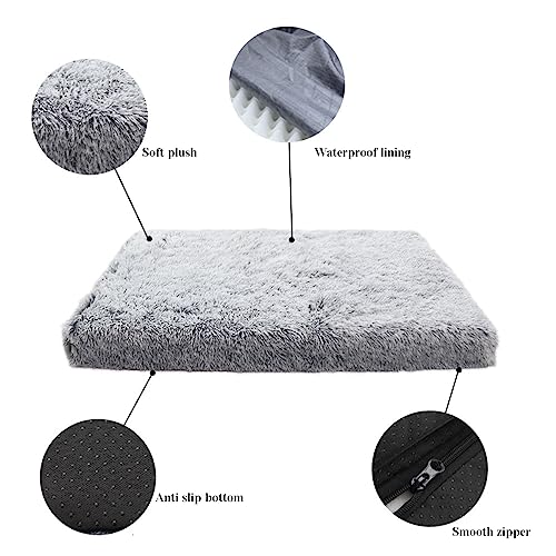 BECNBEAU Pet Bed Mat in S, Greyish White