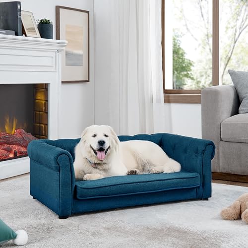 KEIKI Pet Bed Mat in 39" x 23.6" x 15", Blue