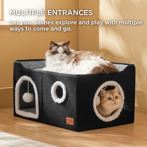 Bedsure Pet Activity Structure in Widen, Black