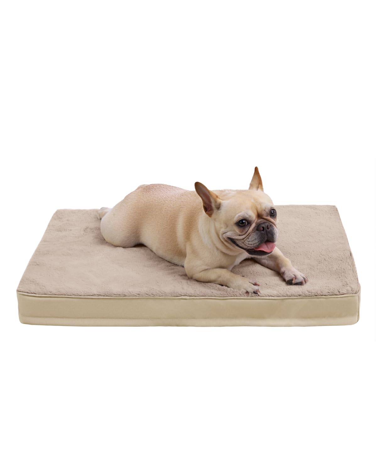 KSIIA Pet Bed Mat in 23.0"L x 17.0"W x 3.0"Th, Khaki